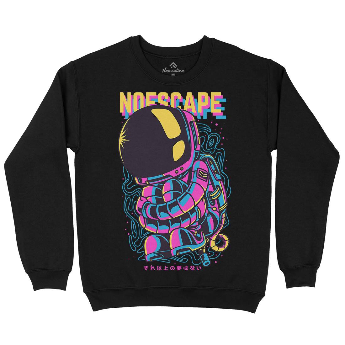 No Escape Kids Crew Neck Sweatshirt Space D668
