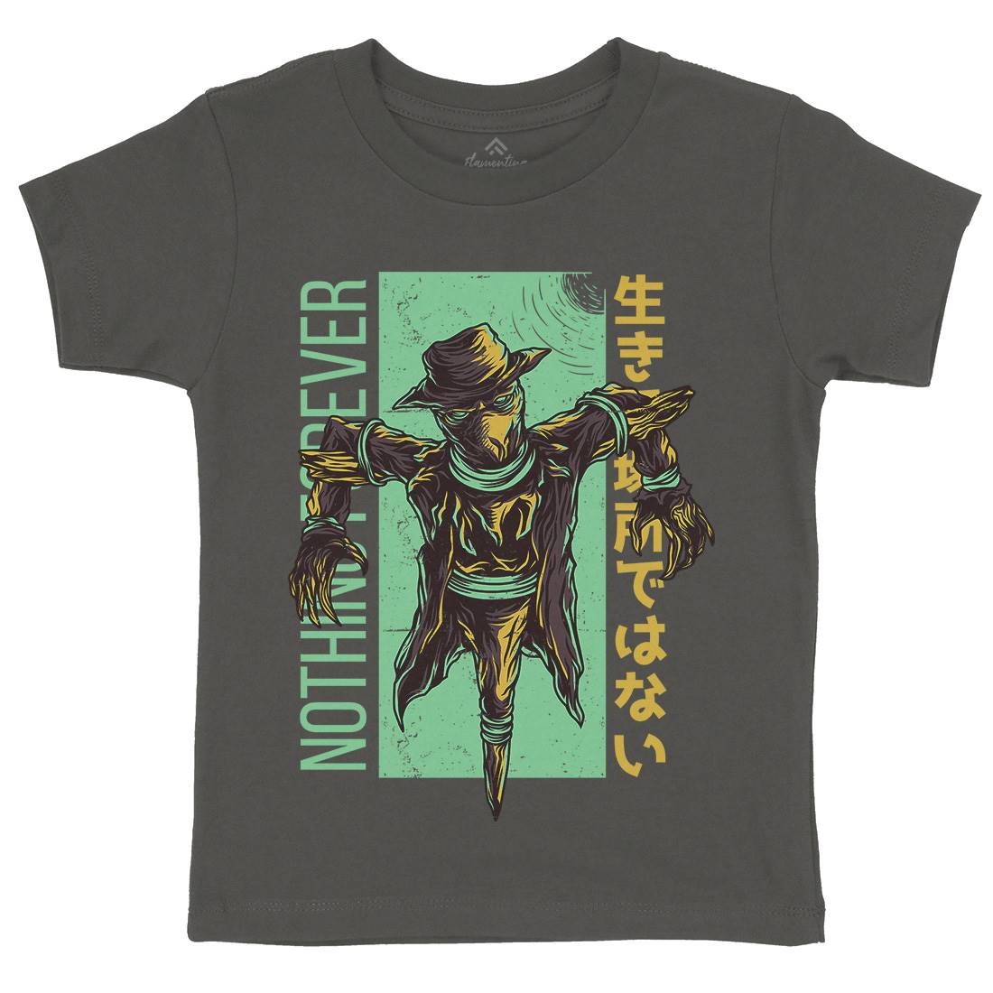 Scarecrow Kids Crew Neck T-Shirt Horror D669