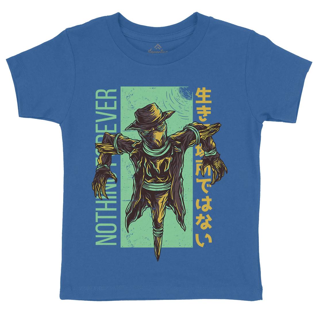 Scarecrow Kids Organic Crew Neck T-Shirt Horror D669