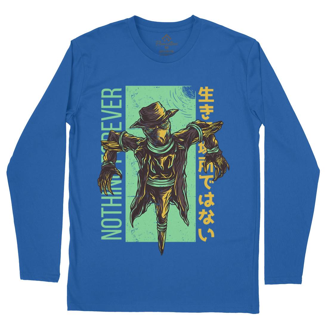 Scarecrow Mens Long Sleeve T-Shirt Horror D669