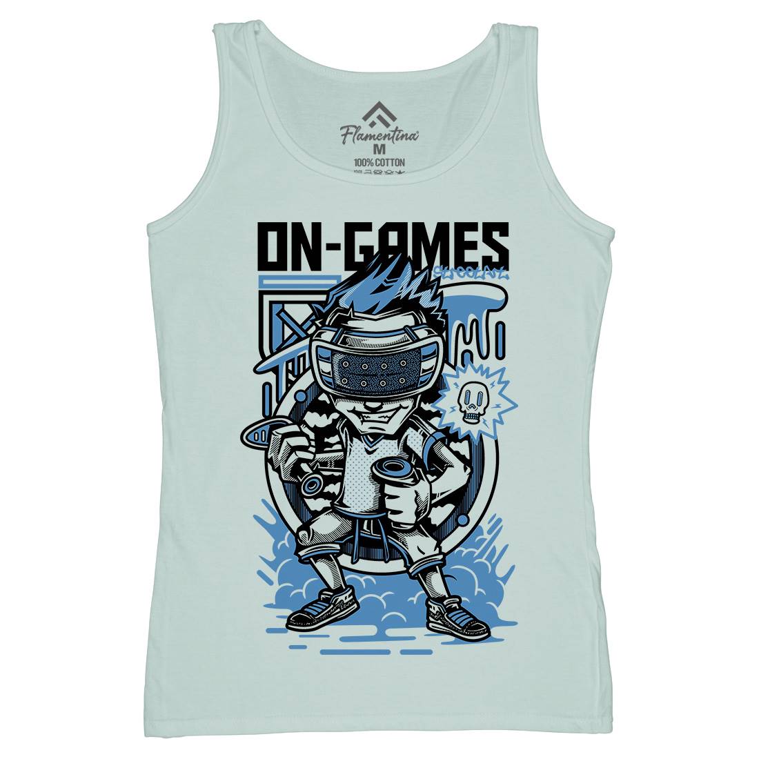 On Games Womens Organic Tank Top Vest Geek D672