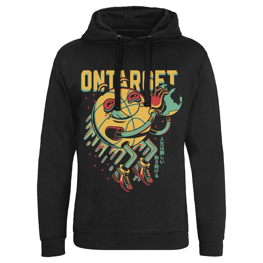 On Target Mens Hoodie Without Pocket Sport D673