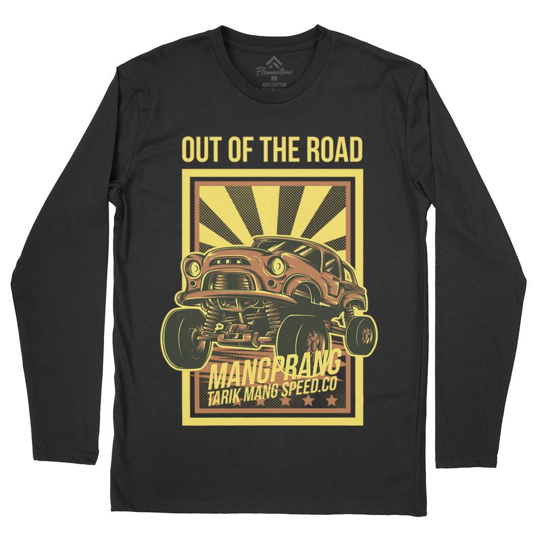 Out Of The Road Mens Long Sleeve T-Shirt Cars D674