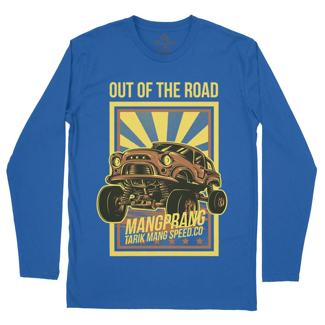 Out Of The Road Mens Long Sleeve T-Shirt Cars D674