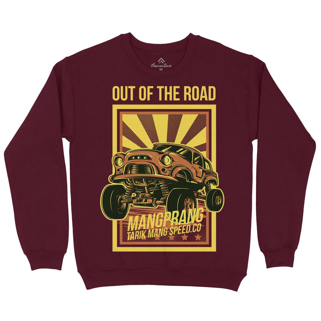 Out Of The Road Kids Crew Neck Sweatshirt Cars D674