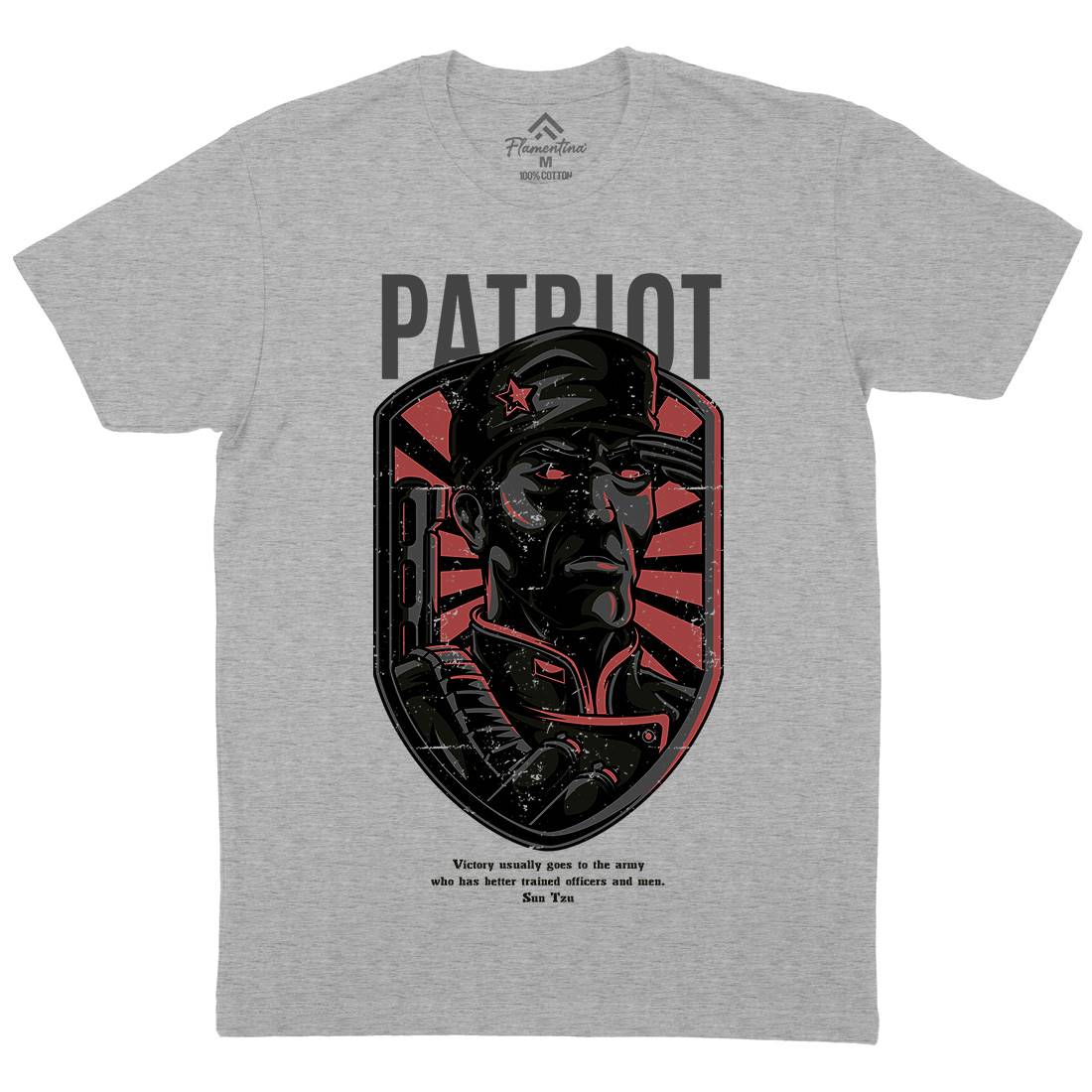Patriot Mens Crew Neck T-Shirt Army D677