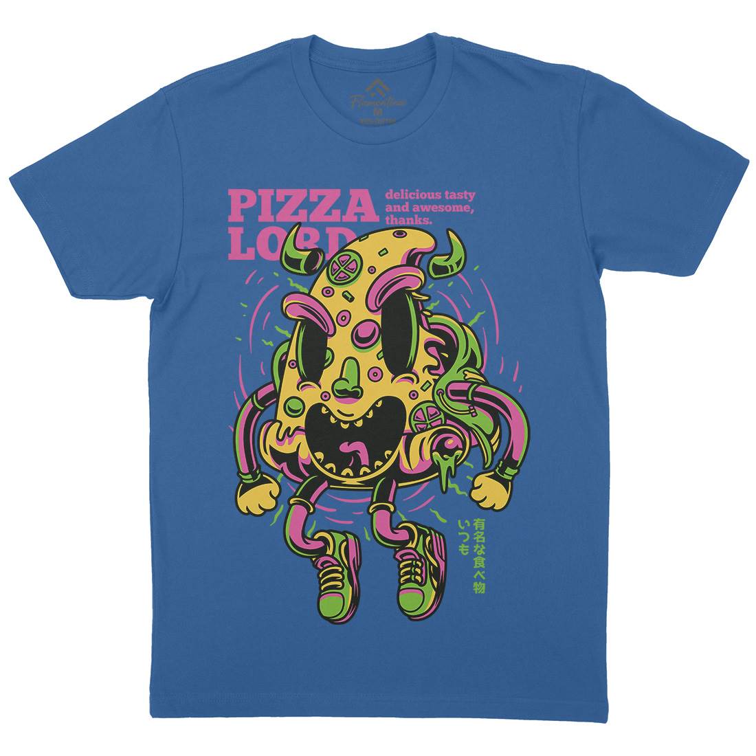 Pizza Lord Mens Crew Neck T-Shirt Food D679