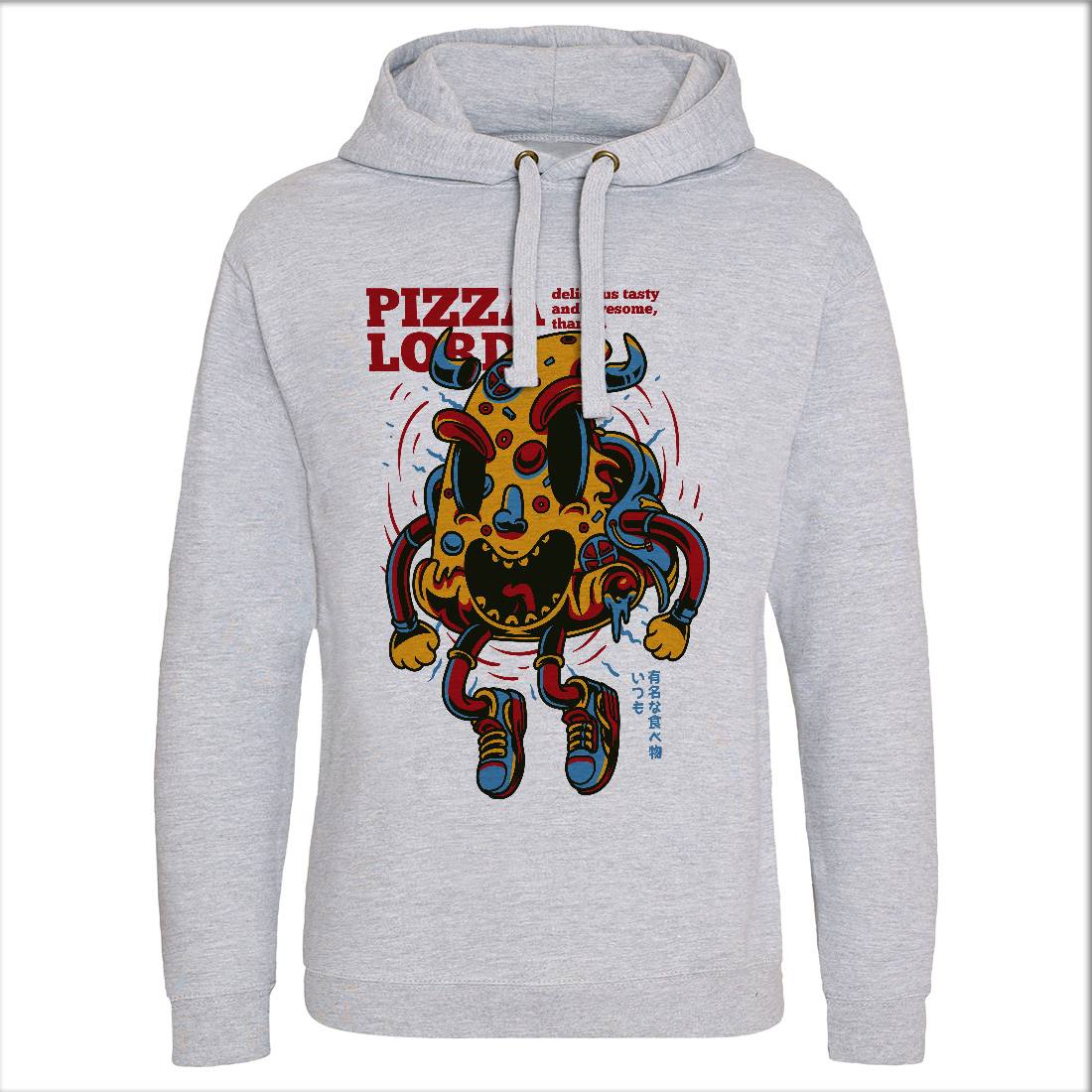 Pizza Lord Mens Hoodie Without Pocket Food D679
