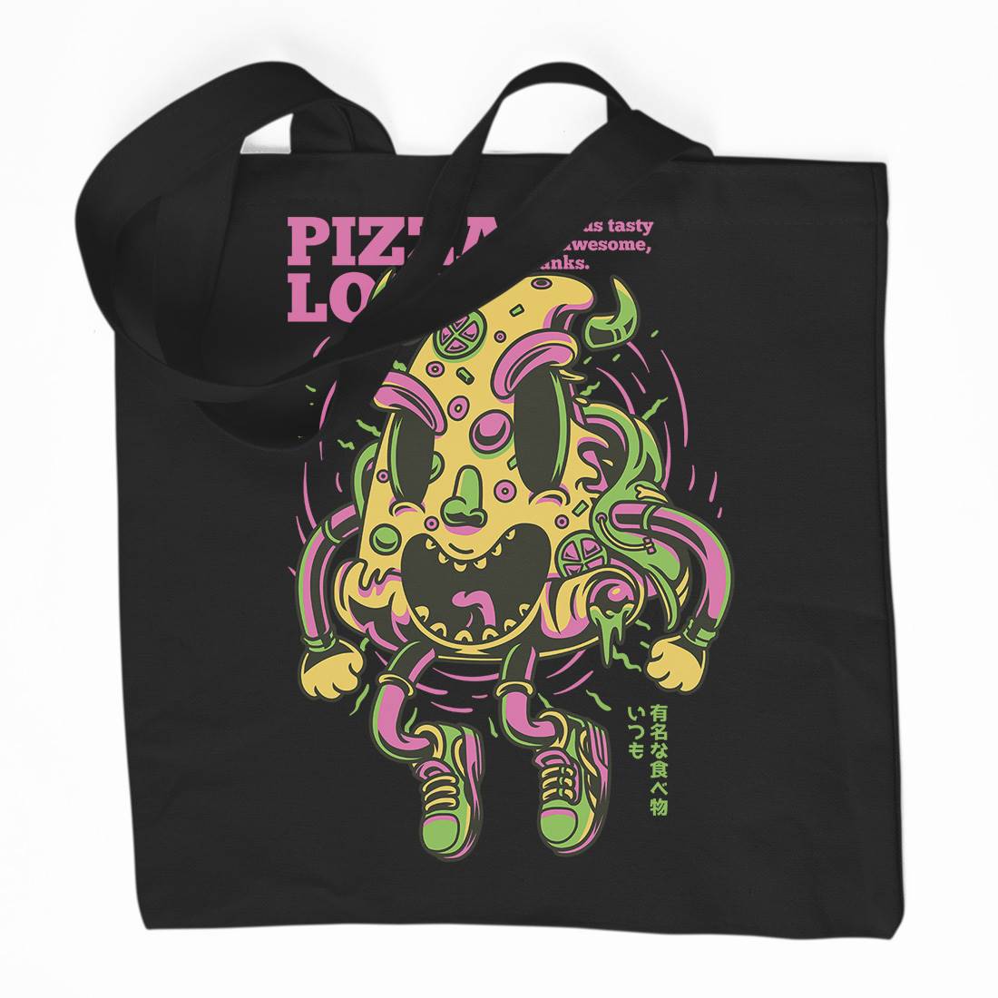 Pizza Lord Organic Premium Cotton Tote Bag Food D679
