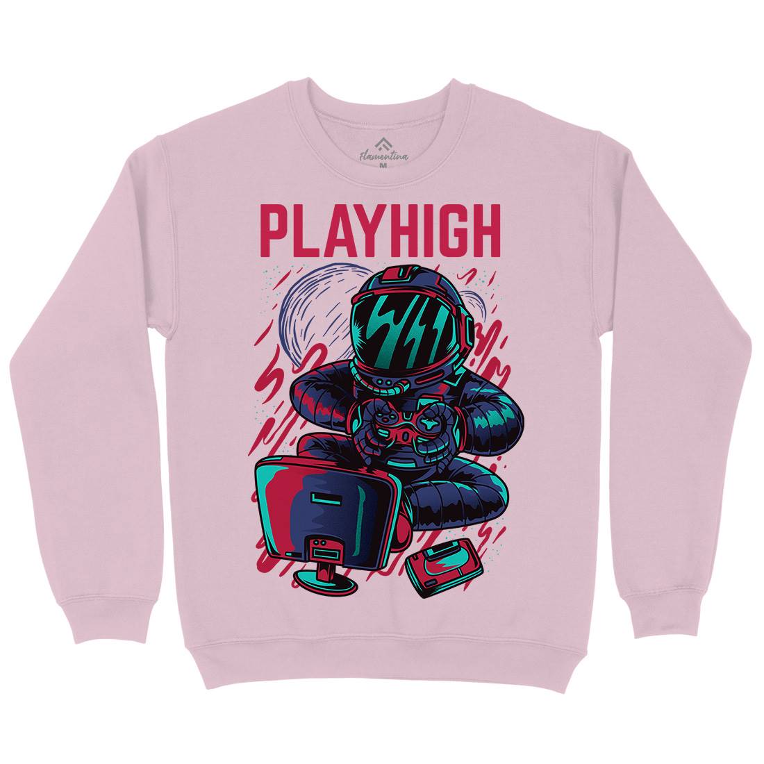 Play High Kids Crew Neck Sweatshirt Space D680