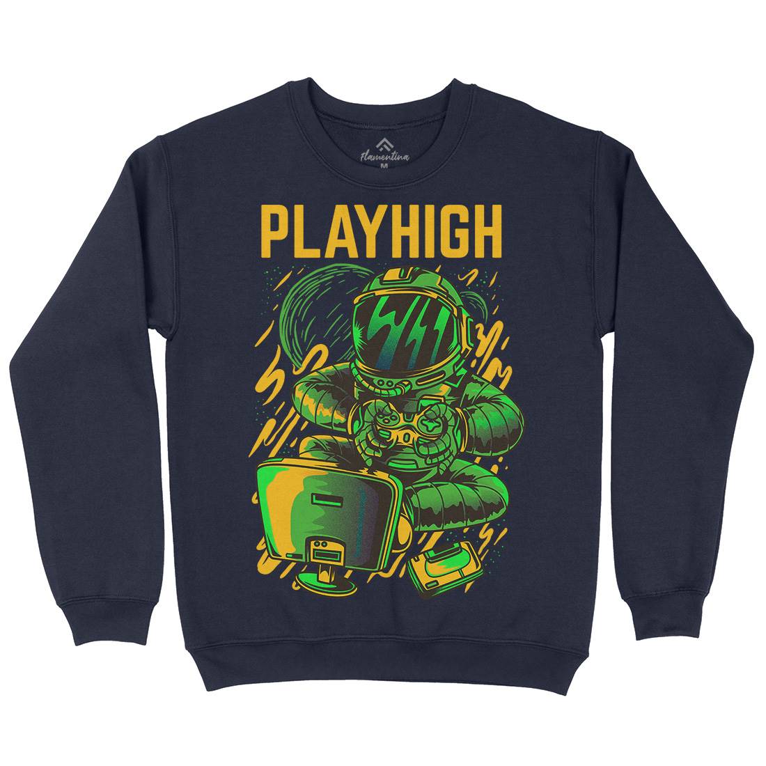 Play High Kids Crew Neck Sweatshirt Space D680
