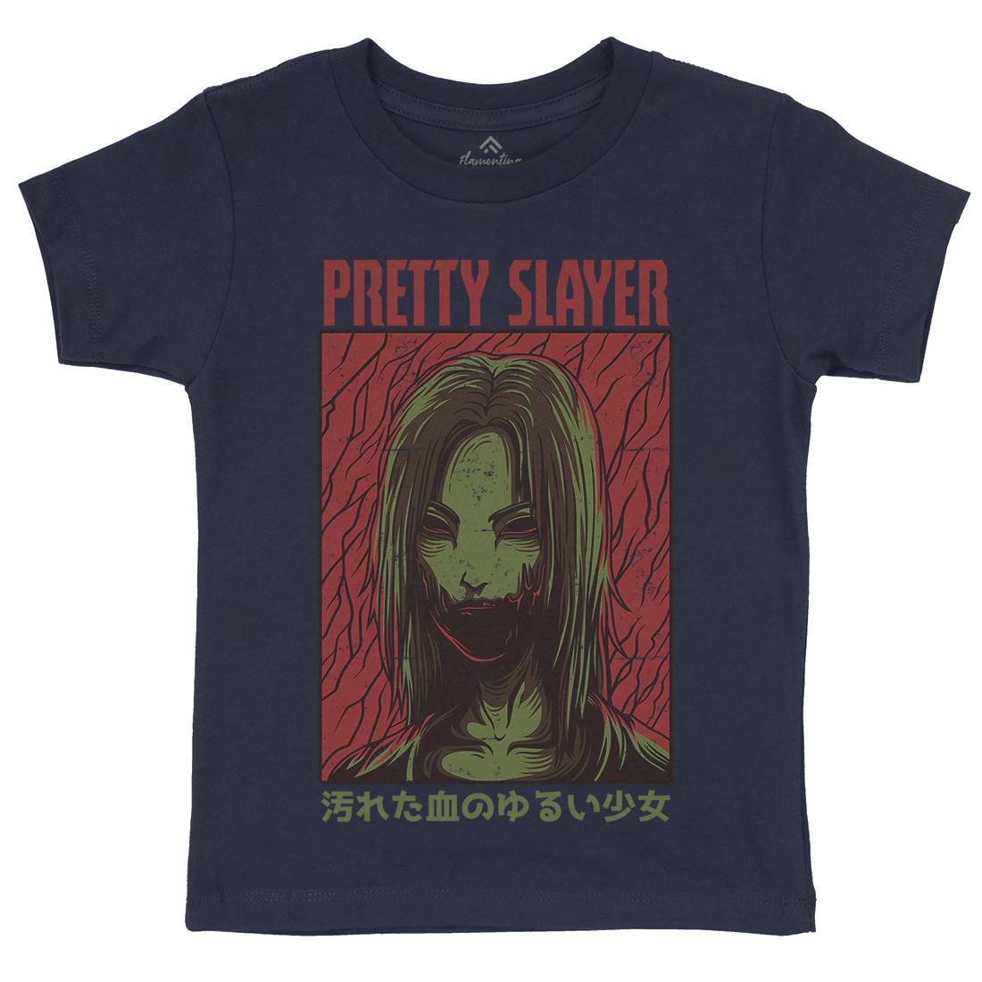 Pretty Slayer Kids Crew Neck T-Shirt Horror D682