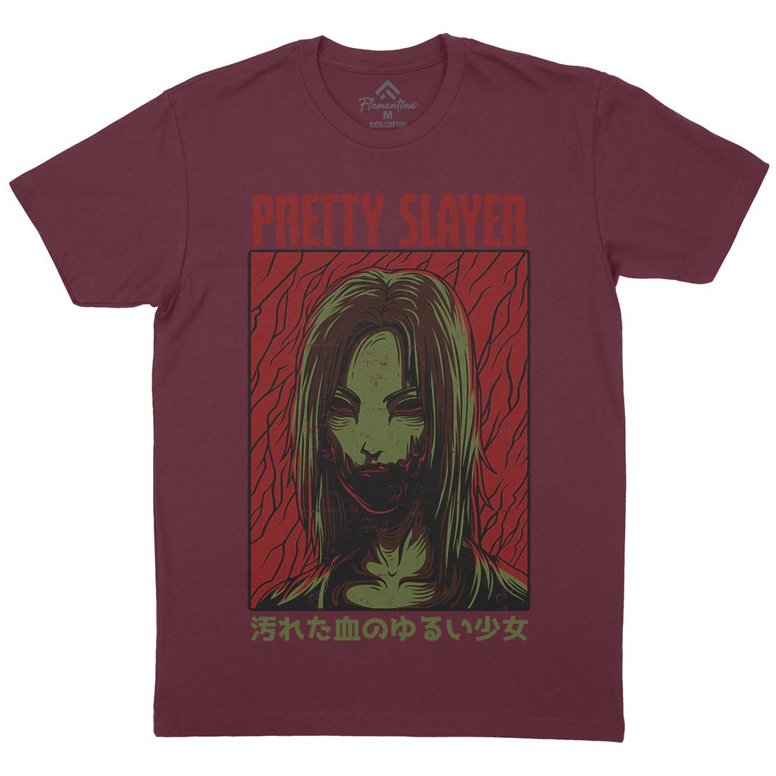 Pretty Slayer Mens Crew Neck T-Shirt Horror D682