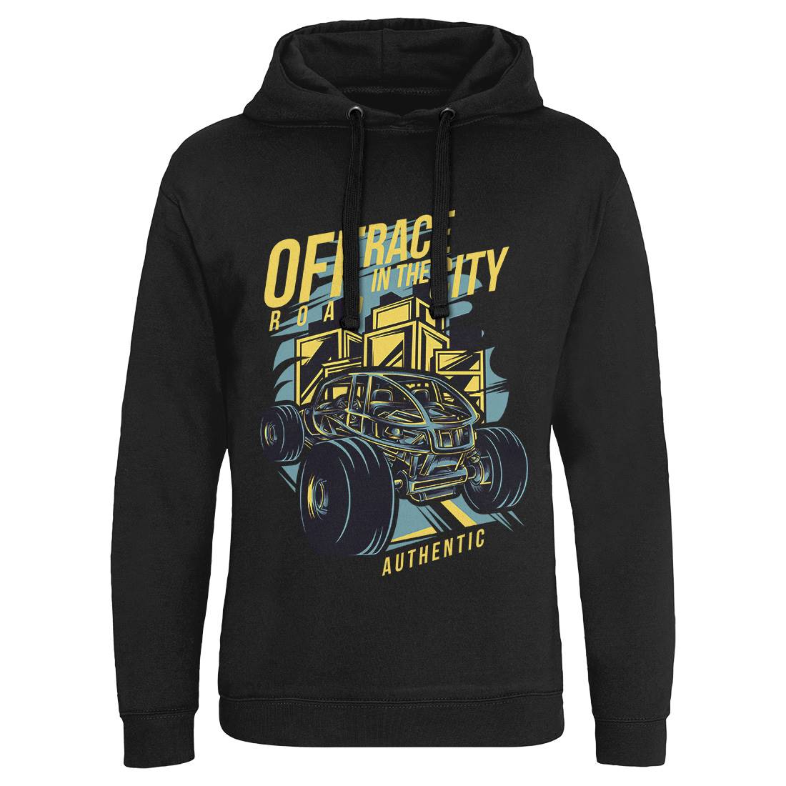 Race In The City Mens Hoodie Without Pocket Cars D687