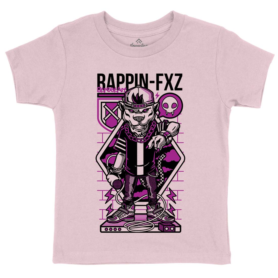 Rappin Kids Organic Crew Neck T-Shirt Music D688
