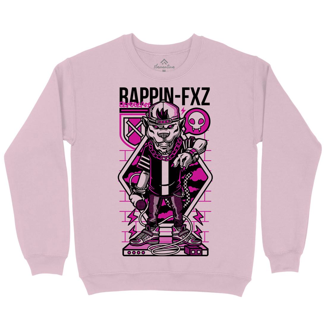 Rappin Kids Crew Neck Sweatshirt Music D688