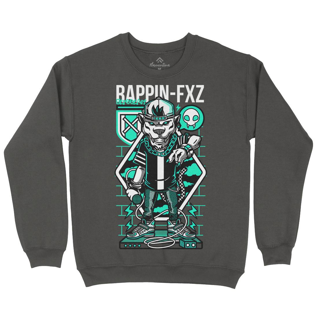 Rappin Kids Crew Neck Sweatshirt Music D688