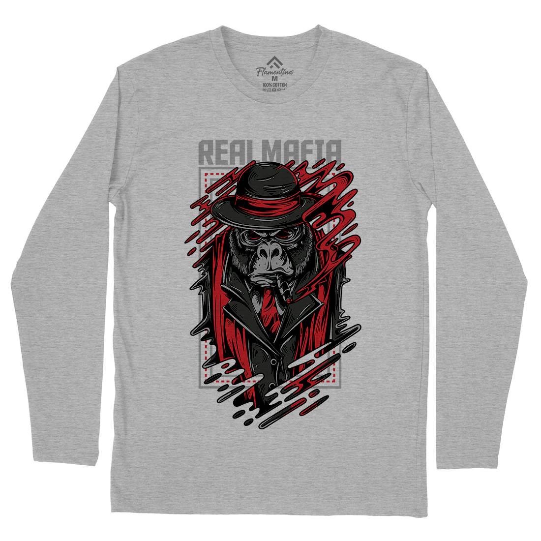 Real Mafia Mens Long Sleeve T-Shirt animals D690