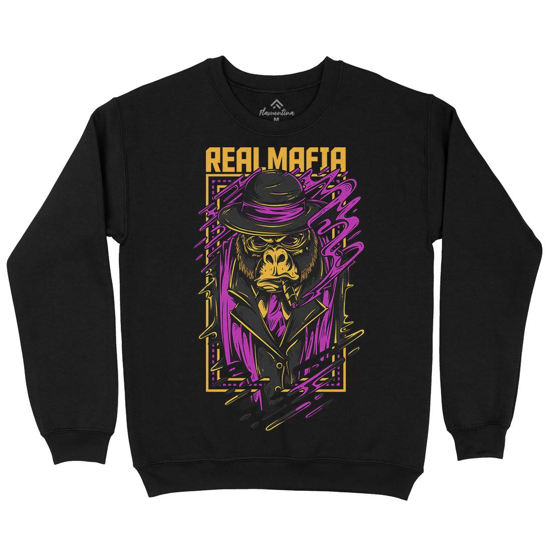 Real Mafia Kids Crew Neck Sweatshirt animals D690