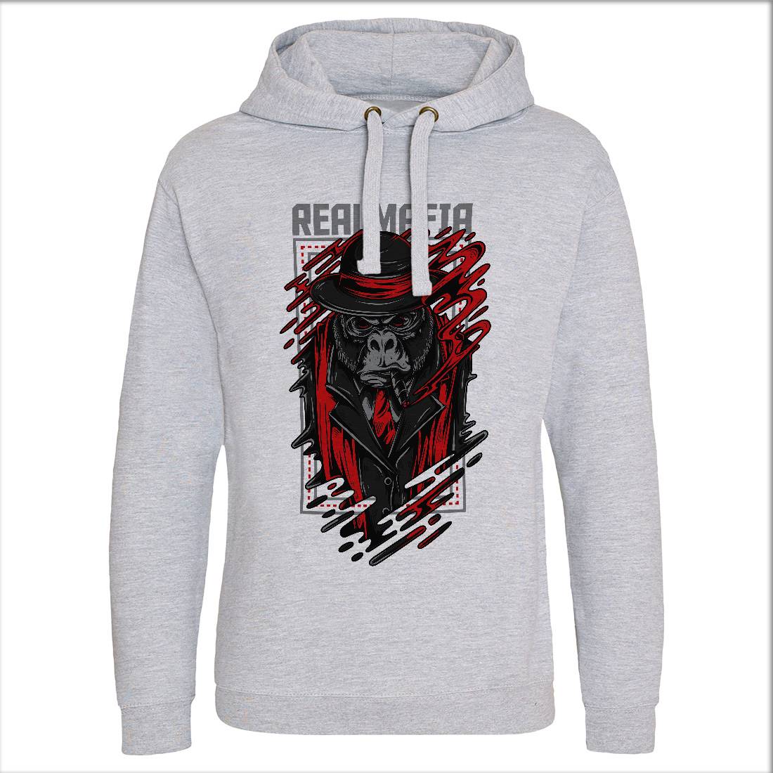 Real Mafia Mens Hoodie Without Pocket animals D690
