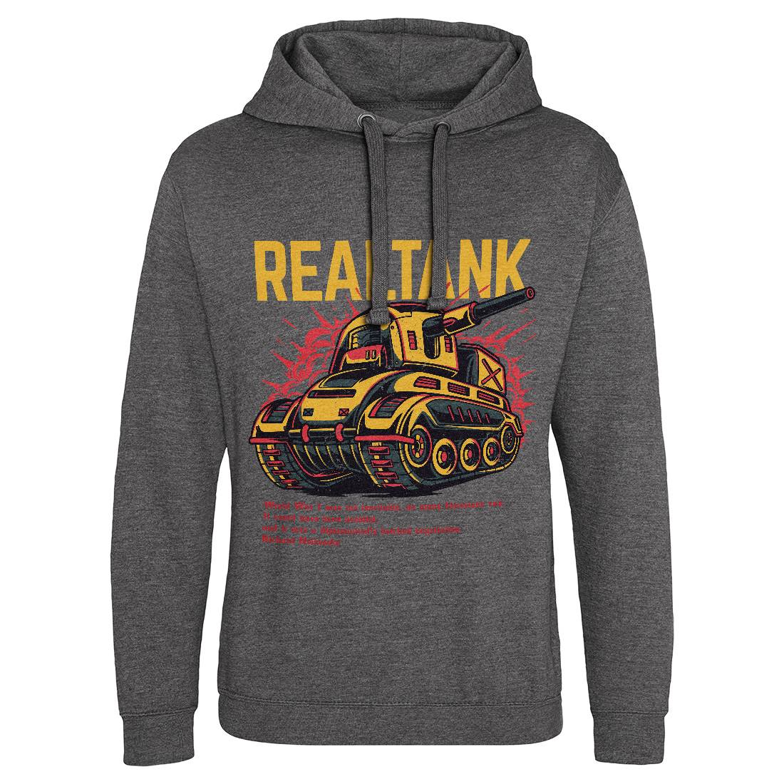 Tank Mens Hoodie Without Pocket Army D691