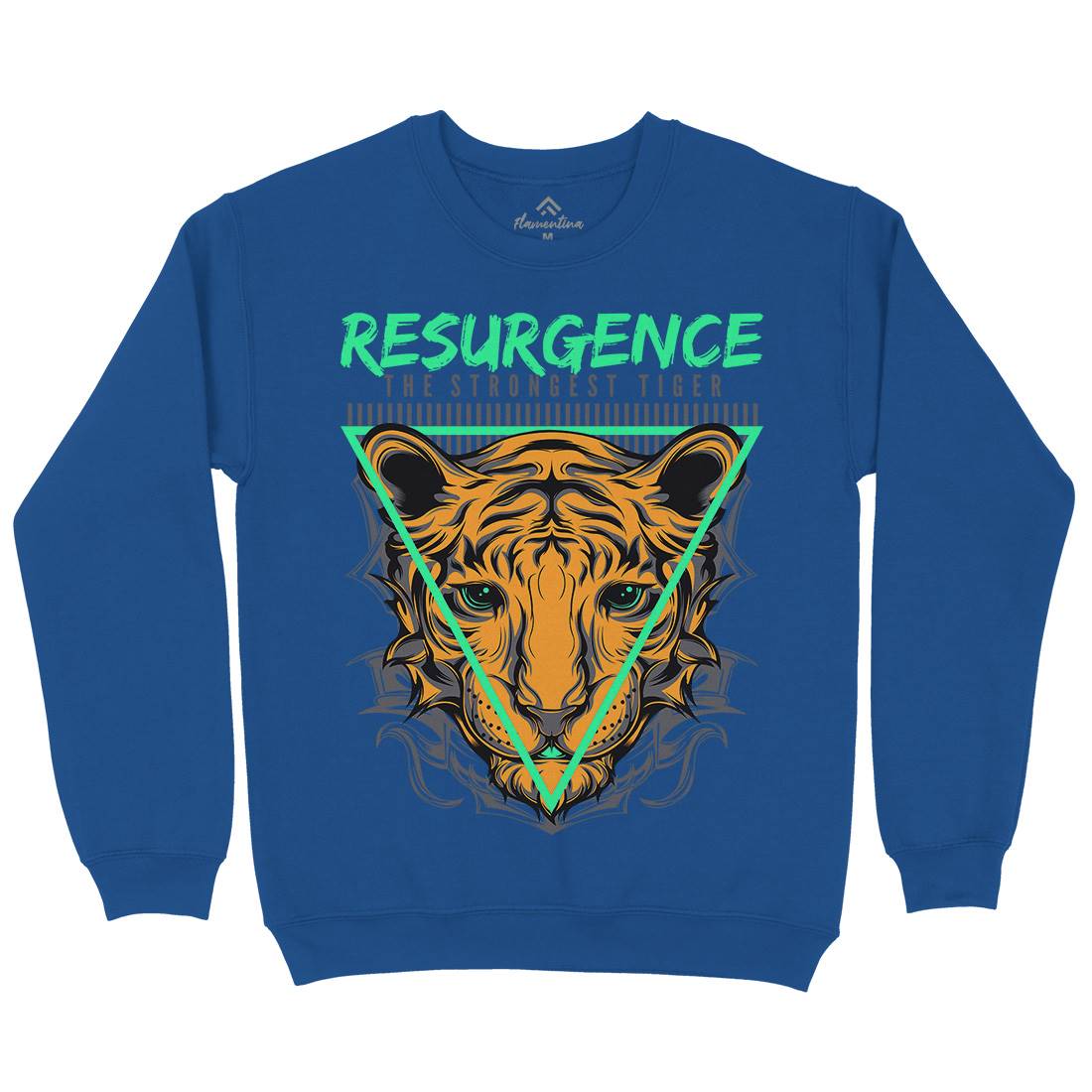 Strongest Tiger Kids Crew Neck Sweatshirt Animals D695