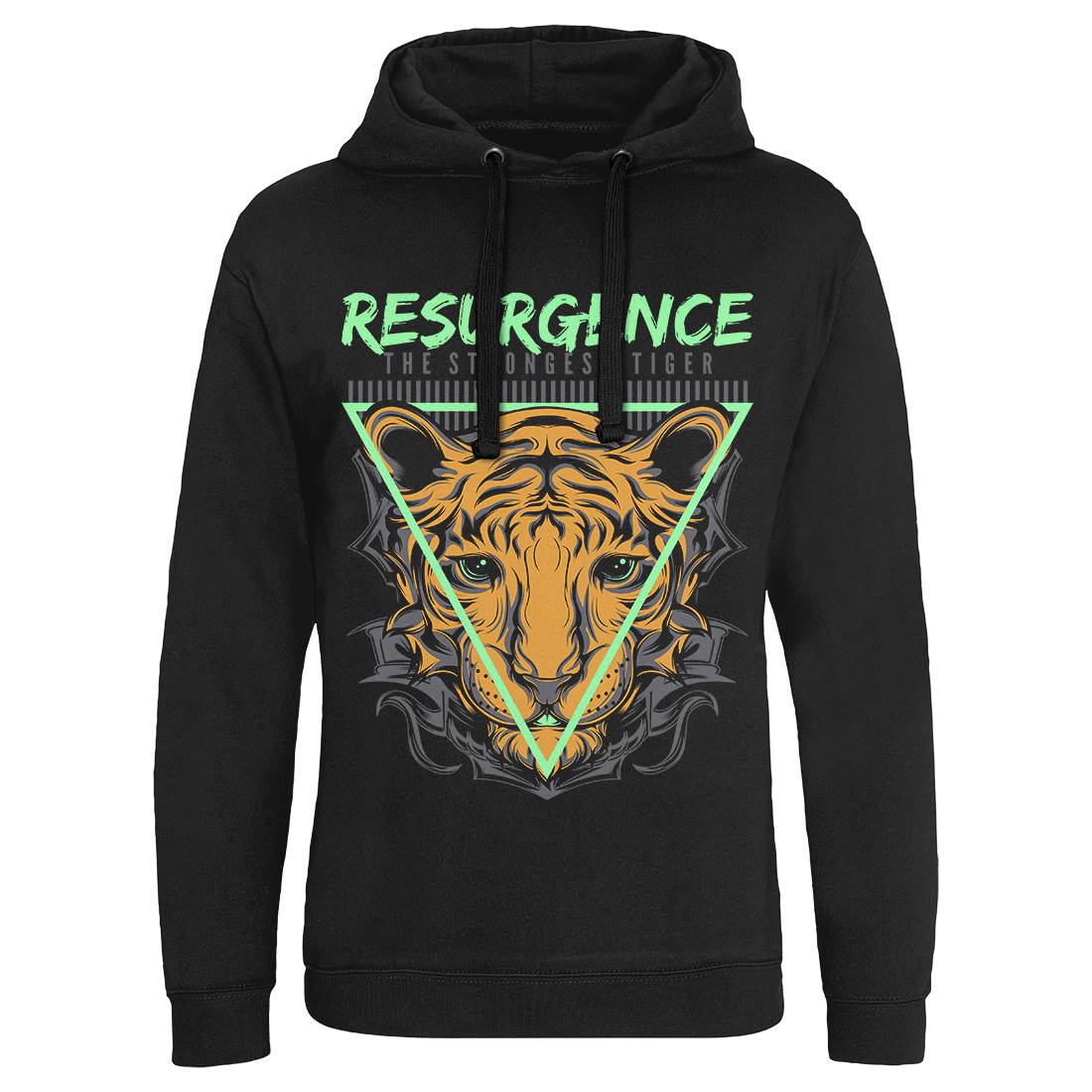 Strongest Tiger Mens Hoodie Without Pocket Animals D695