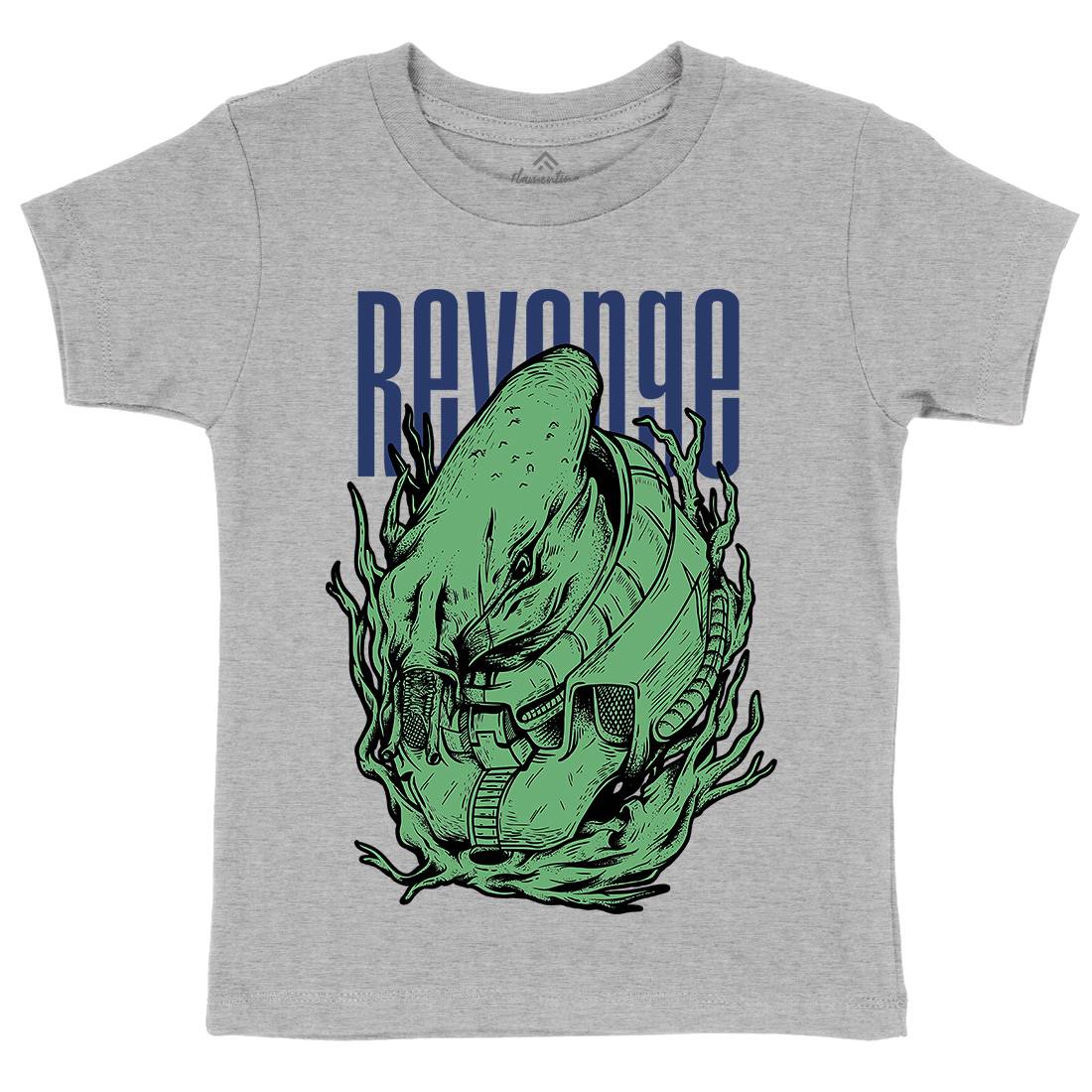 Revenge Alien Kids Crew Neck T-Shirt Horror D699