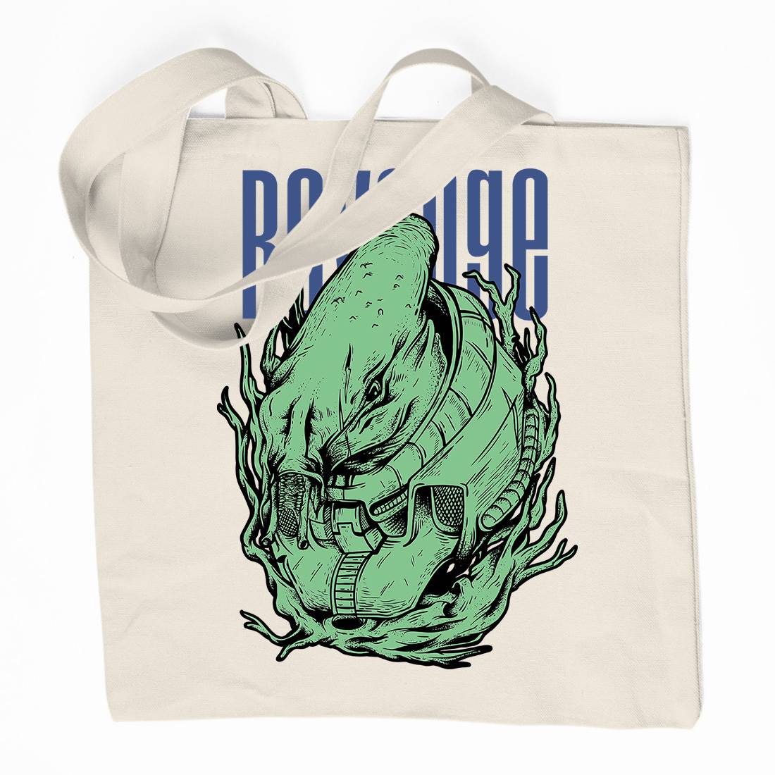 Revenge Alien Organic Premium Cotton Tote Bag Horror D699