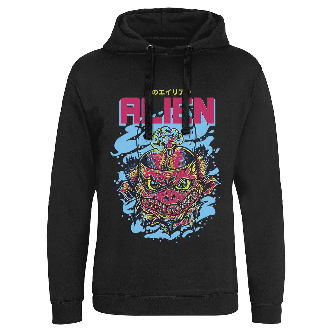 Alien Invaders Mens Hoodie Without Pocket Space D702