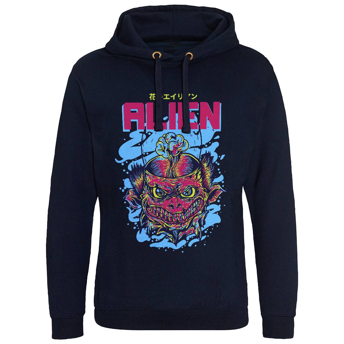 Alien Invaders Mens Hoodie Without Pocket Space D702