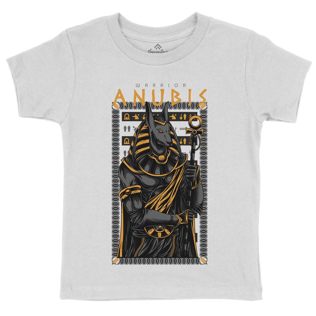 Anubis God Kids Crew Neck T-Shirt Warriors D706