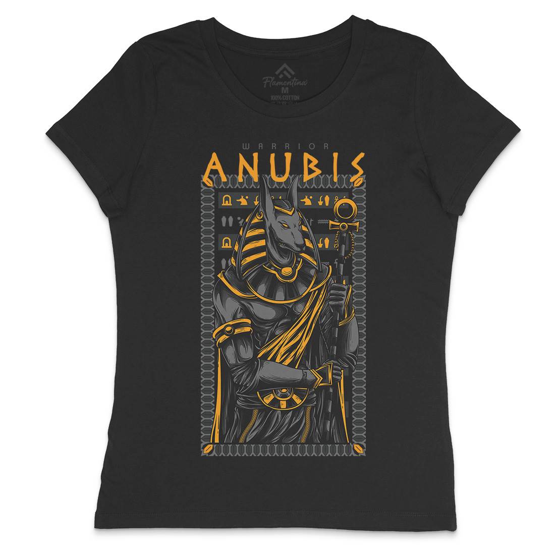 Anubis God Womens Crew Neck T-Shirt Warriors D706
