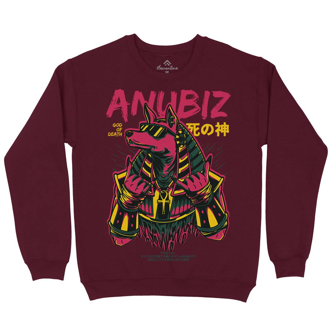 Anubis Hipster Kids Crew Neck Sweatshirt Warriors D707