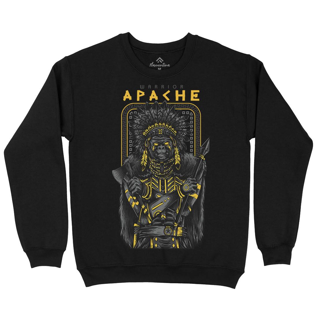 Apache Kids Crew Neck Sweatshirt Warriors D708