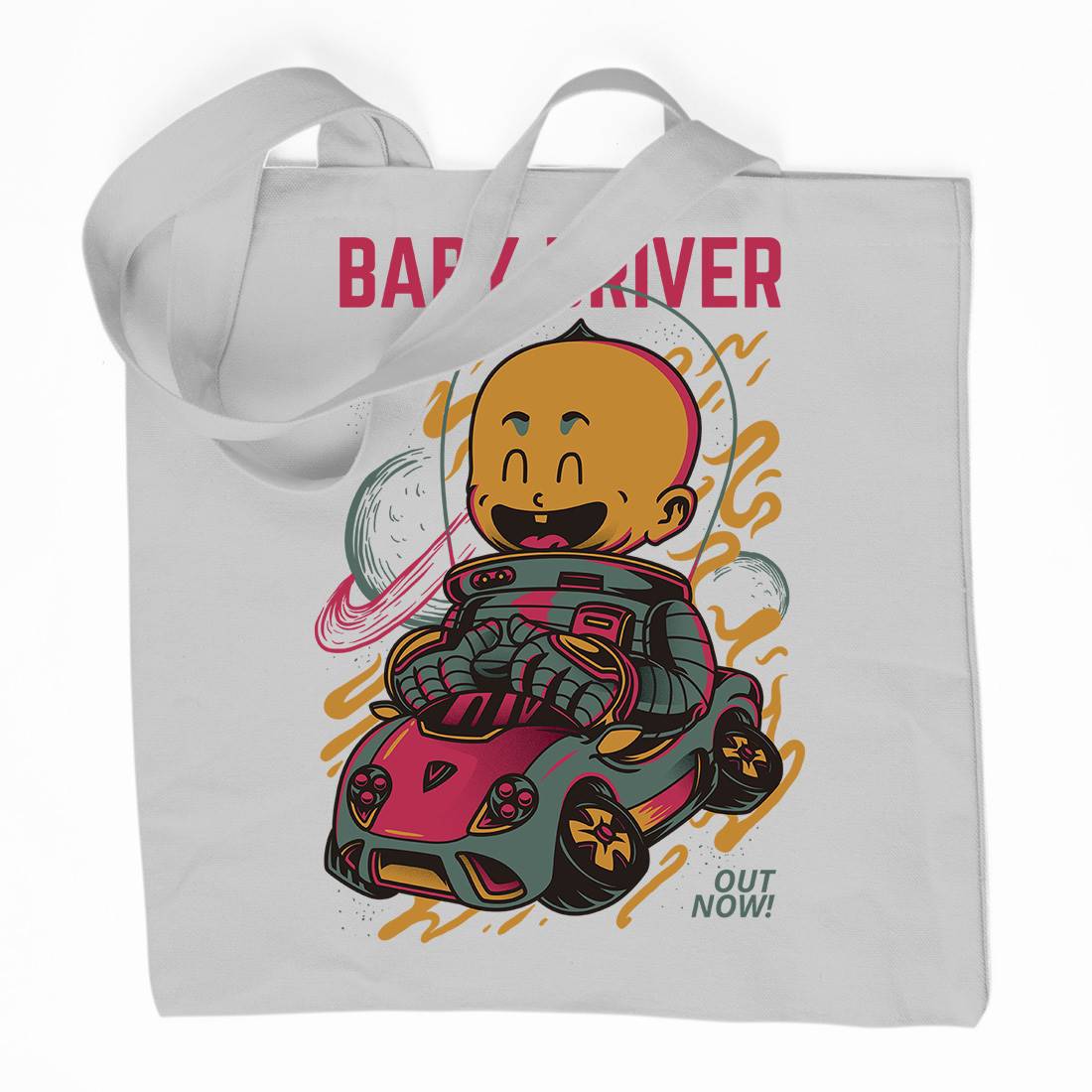 Baby Driver Organic Premium Cotton Tote Bag Cars D709