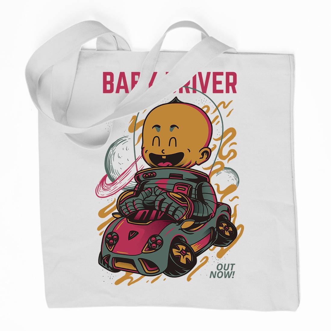 Baby Driver Organic Premium Cotton Tote Bag Cars D709