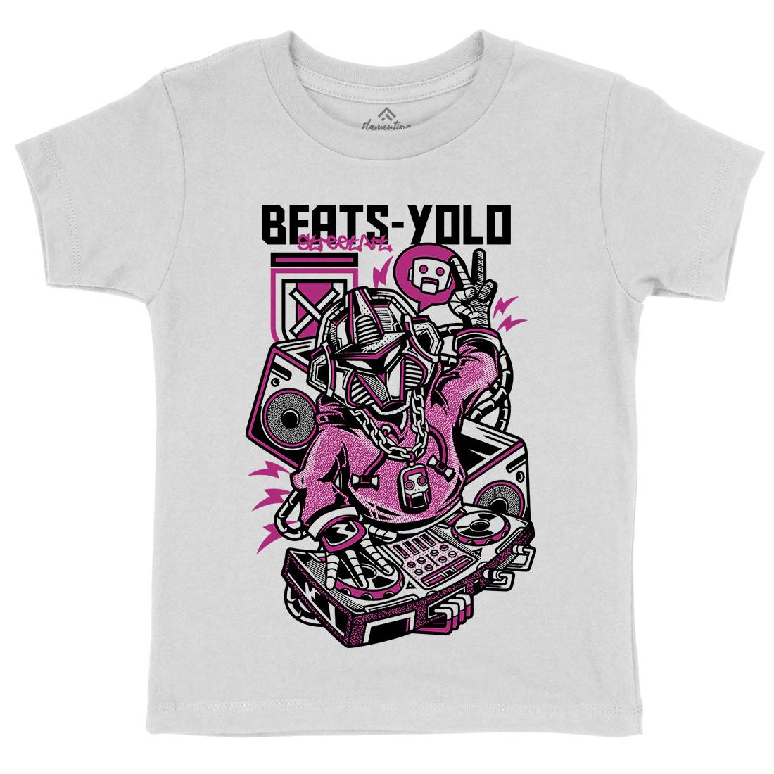 Beats Dj Kids Crew Neck T-Shirt Music D712