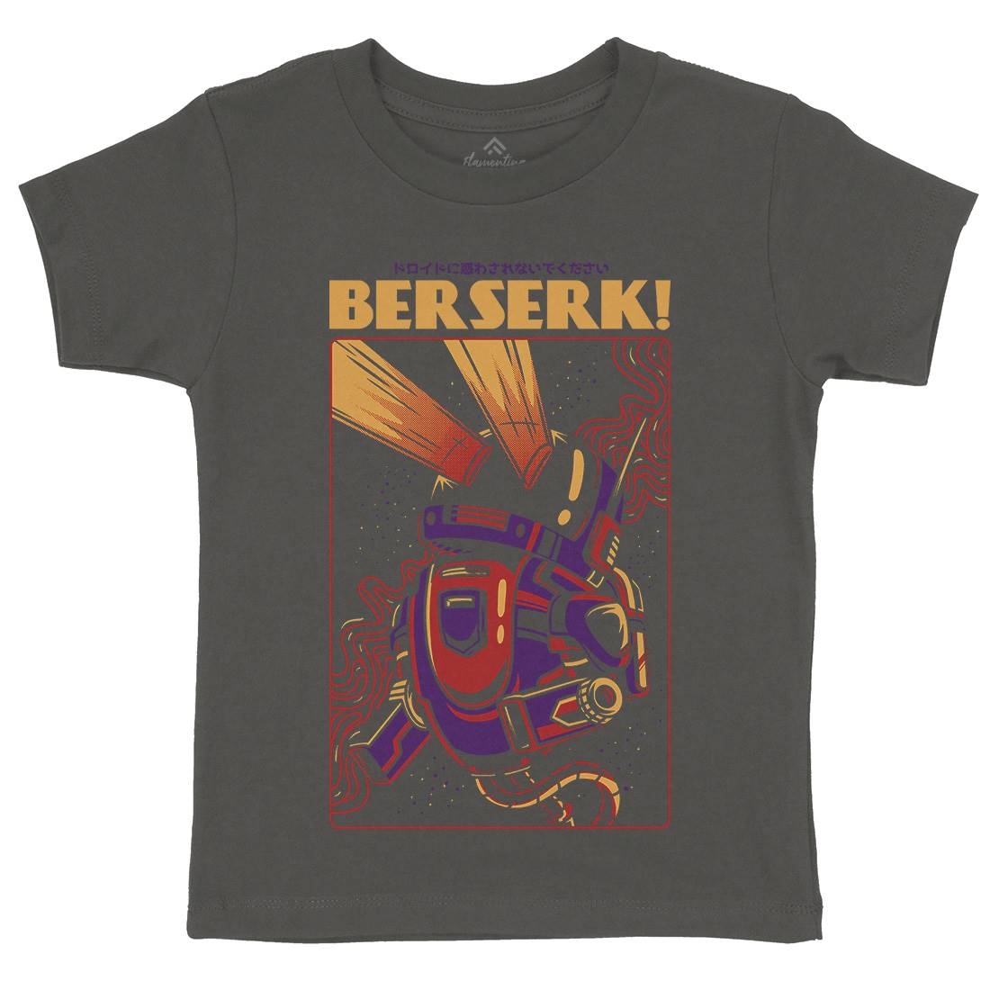 Berserk Kids Crew Neck T-Shirt Space D713