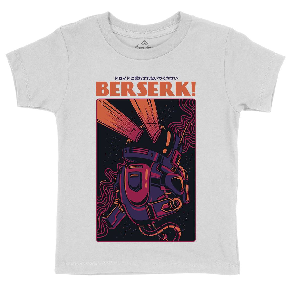Berserk Kids Organic Crew Neck T-Shirt Space D713