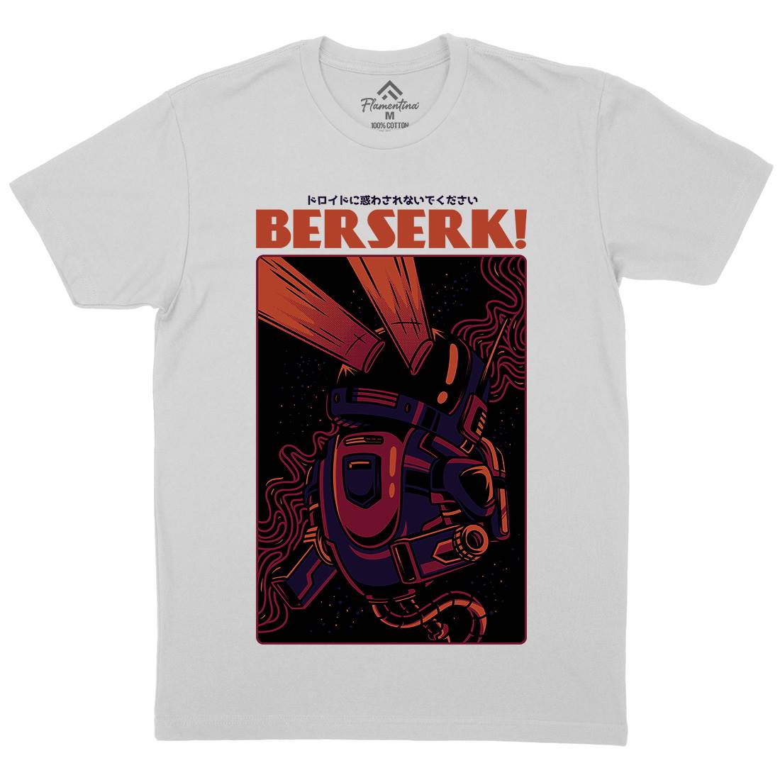 Berserk Mens Crew Neck T-Shirt Space D713