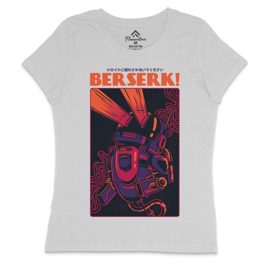 Berserk Womens Crew Neck T-Shirt Space D713