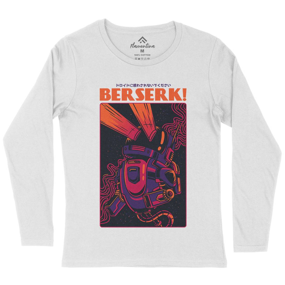 Berserk Womens Long Sleeve T-Shirt Space D713