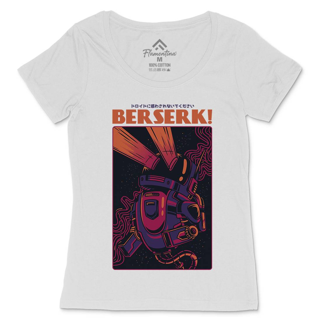 Berserk Womens Scoop Neck T-Shirt Space D713