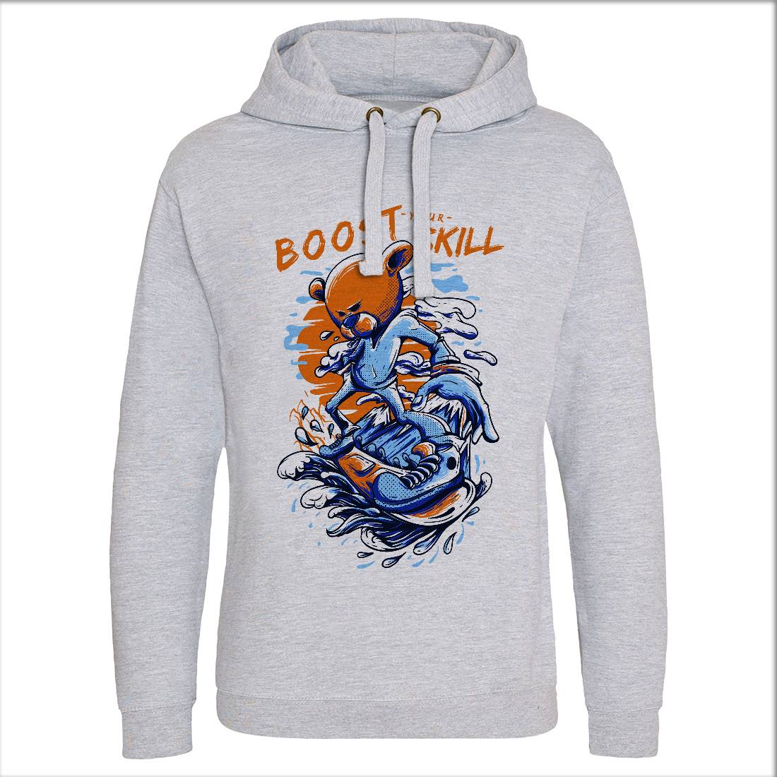 Boost Your Skill Mens Hoodie Without Pocket Surf D716