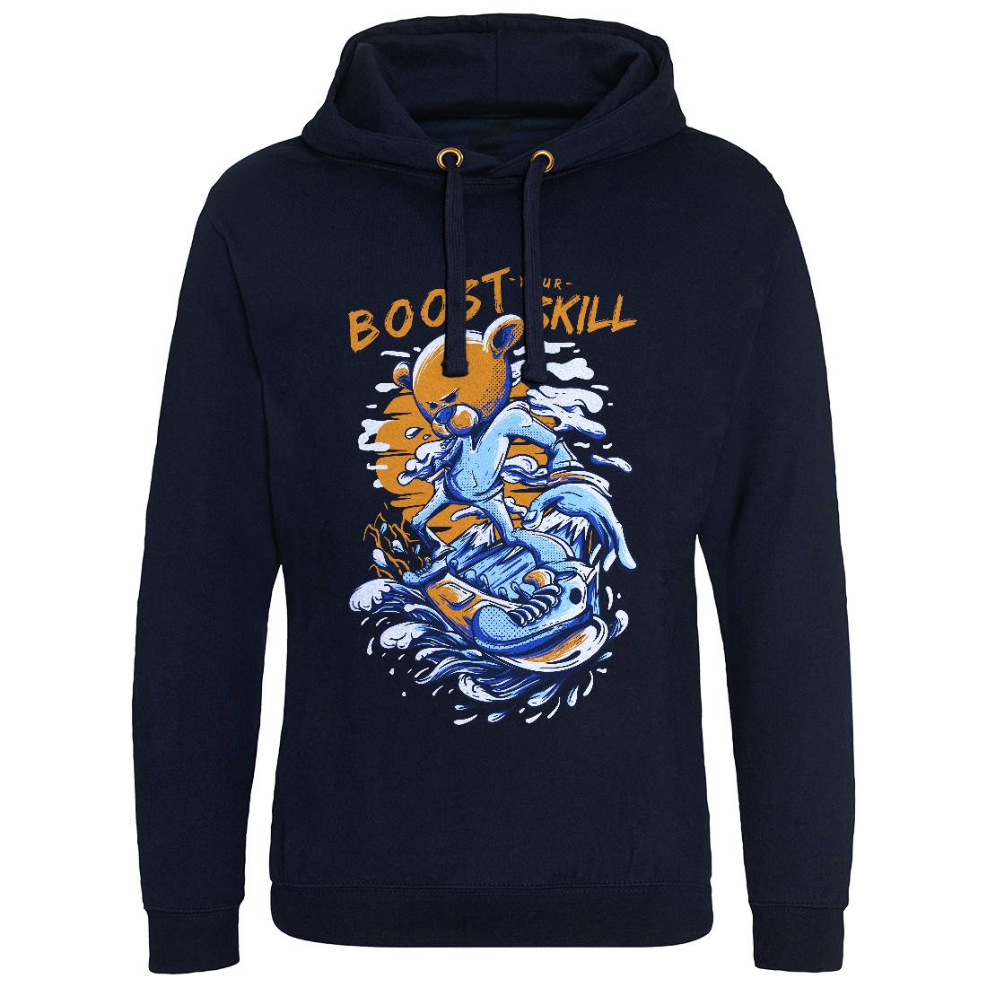 Boost Your Skill Mens Hoodie Without Pocket Surf D716