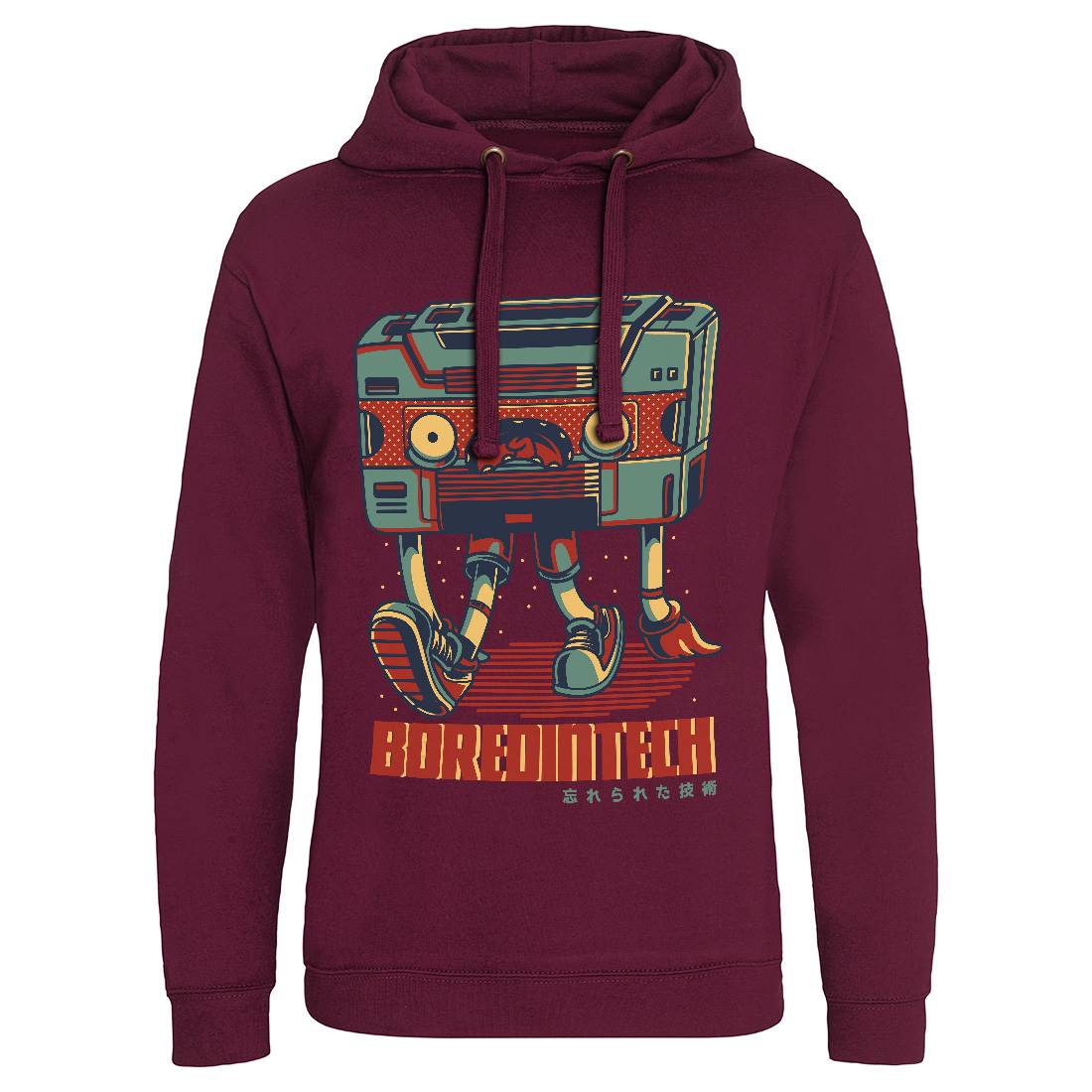Bored In Tech Mens Hoodie Without Pocket Retro D717
