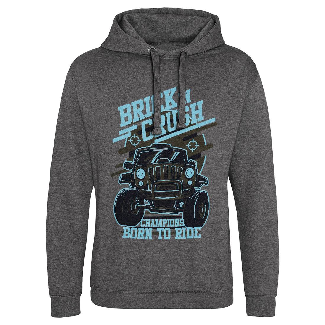 Brick Crush Mens Hoodie Without Pocket Cars D720