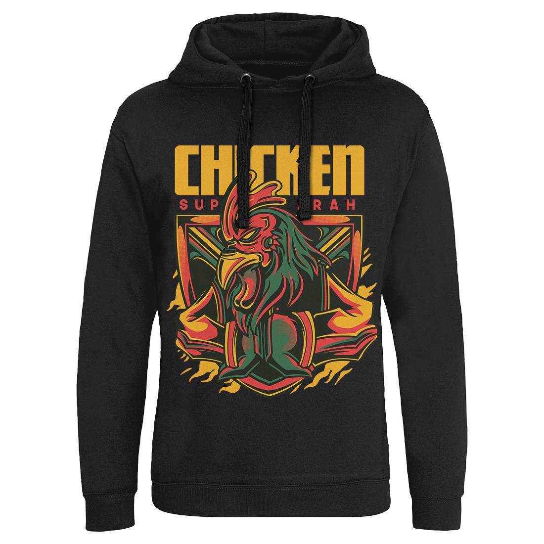 Chicken Mens Hoodie Without Pocket Animals D723