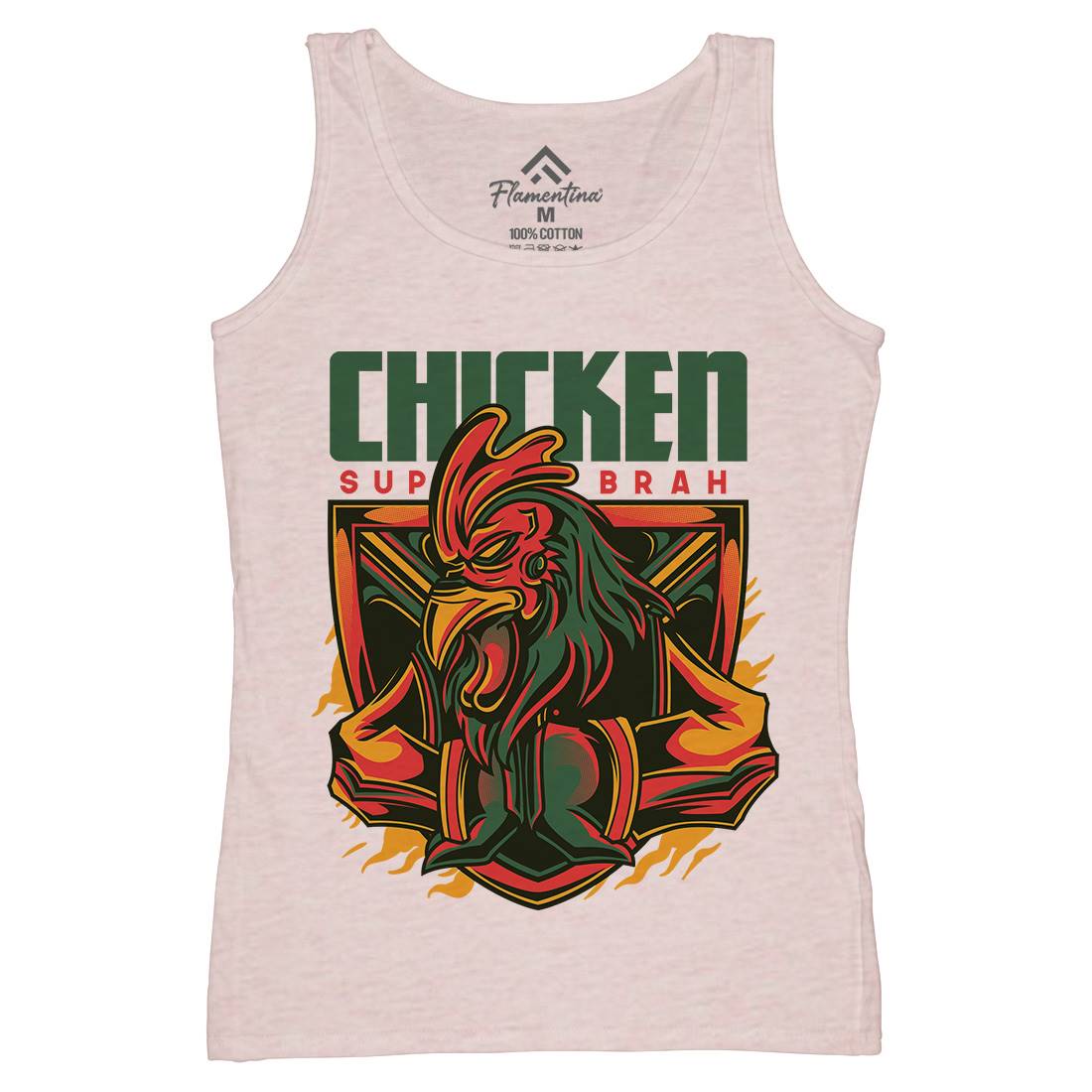 Chicken Womens Organic Tank Top Vest Animals D723